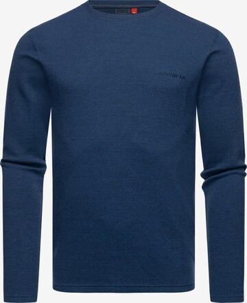 Ragwear Sweter 'Cyen' w kolorze niebieski: przód