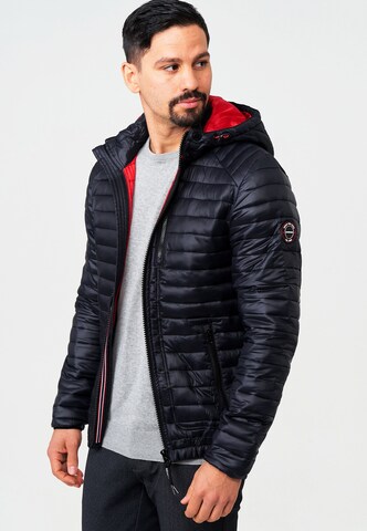 INDICODE JEANS Between-Season Jacket in Black