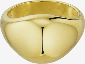 Bague 'Atomic Dome Signet' Jane Kønig en or : devant