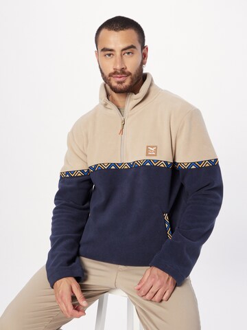 Iriedaily Regular Fit Sweatshirt 'Monte Noe' in Blau: predná strana