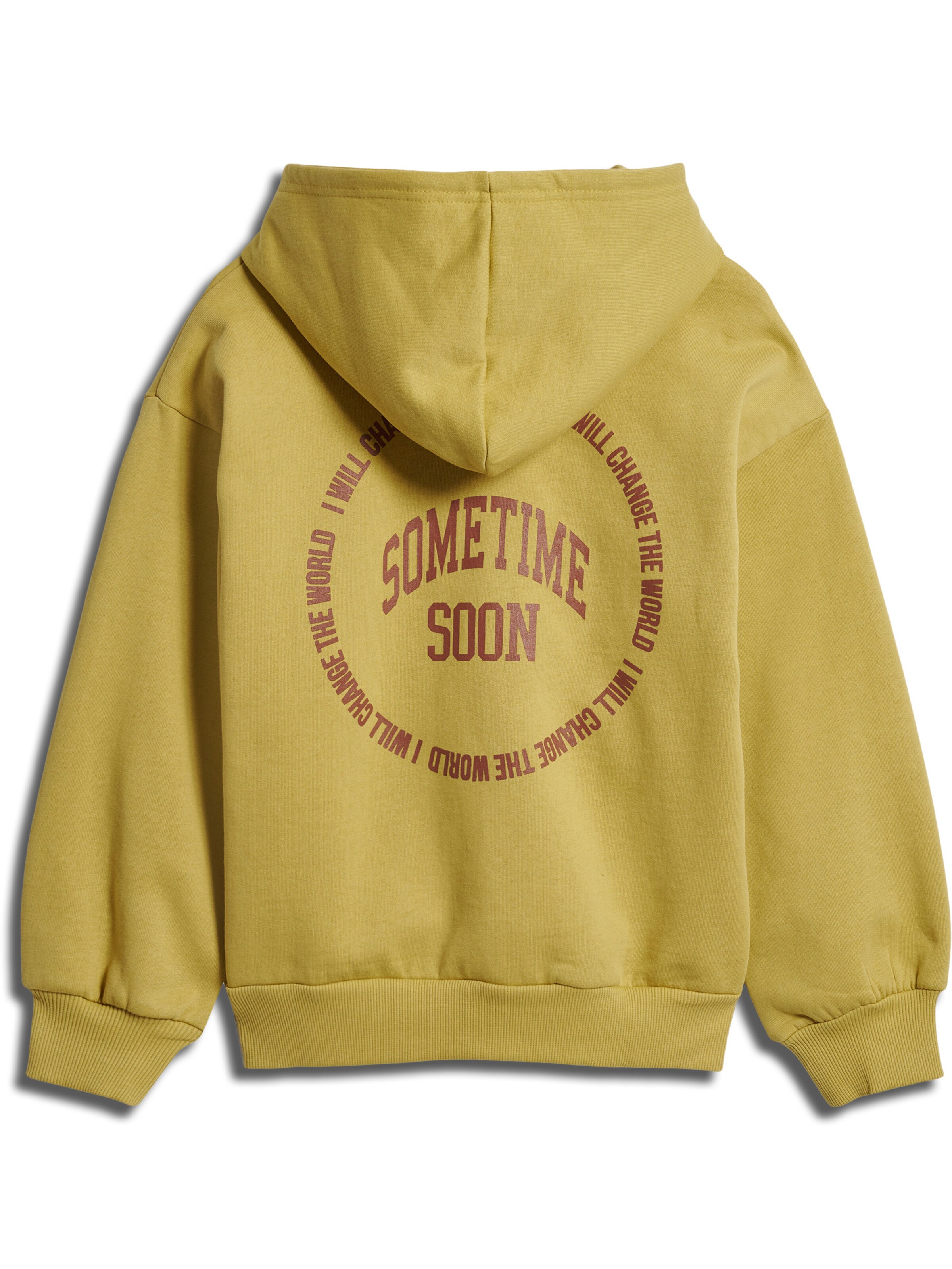 SOMETIME SOON Sweatshirt 'Luna' i gul