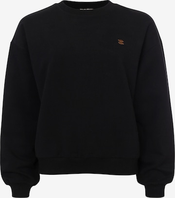 Sweat-shirt Looxs Revolution en noir : devant