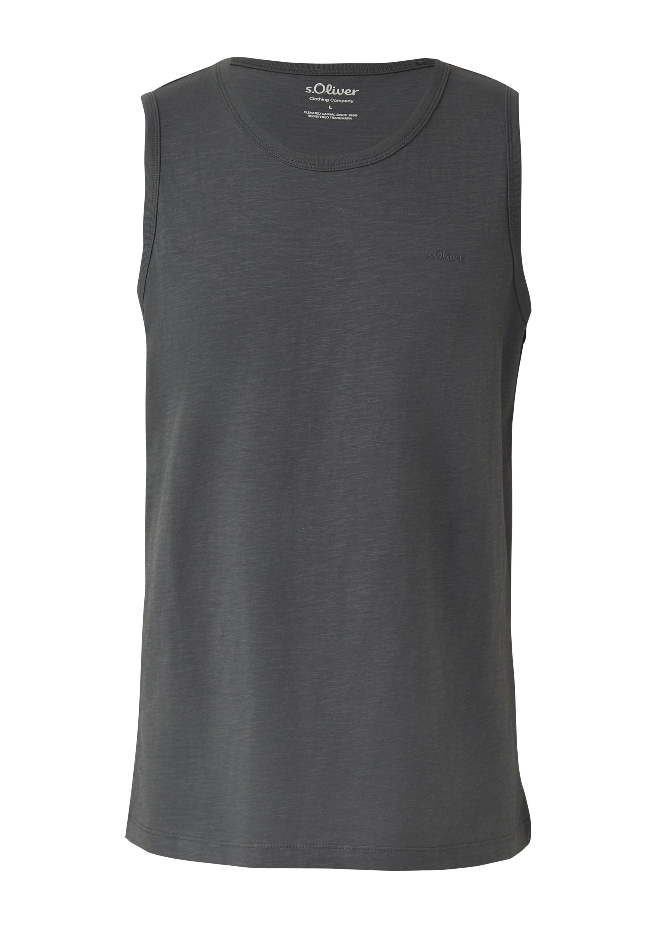 s.Oliver Shirt in Grijs: voorkant