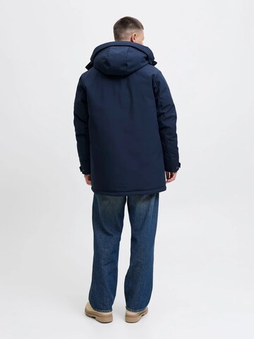 JACK & JONES Winterjas 'Finn' in Blauw