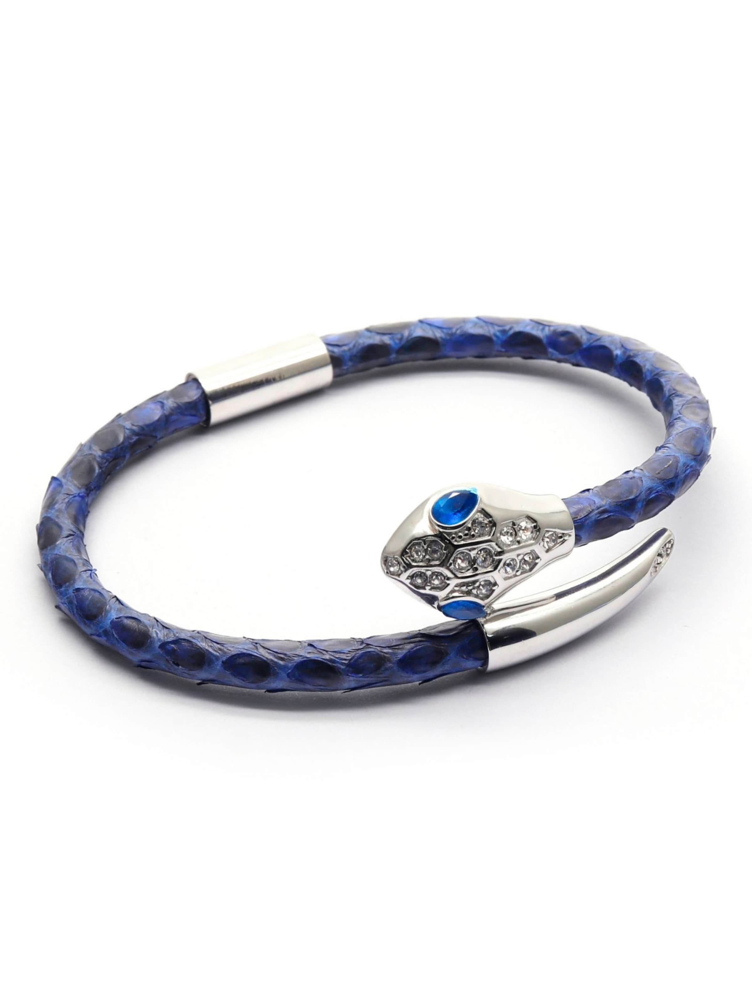 GT Collection Bracelet 'Snake Head' in Blue