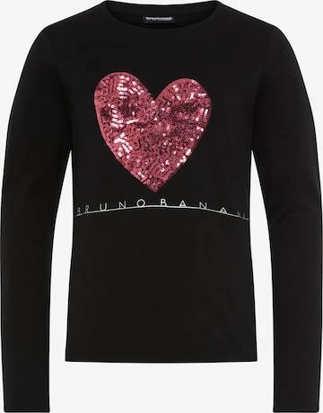 Bruno Banani LM Shirt in Schwarz: Vorderseite