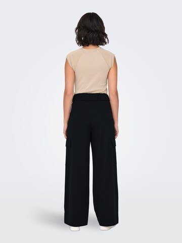 Jaqueline de Yong Baggy Broek 'geggo' in Zwart