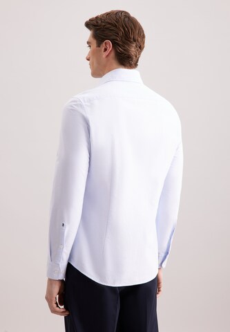 SEIDENSTICKER Slim fit Zakelijk overhemd in Blauw