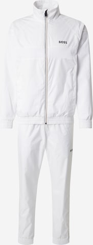 BOSS Treenipuku 'T-Match' värissä valkoinen: etupuoli
