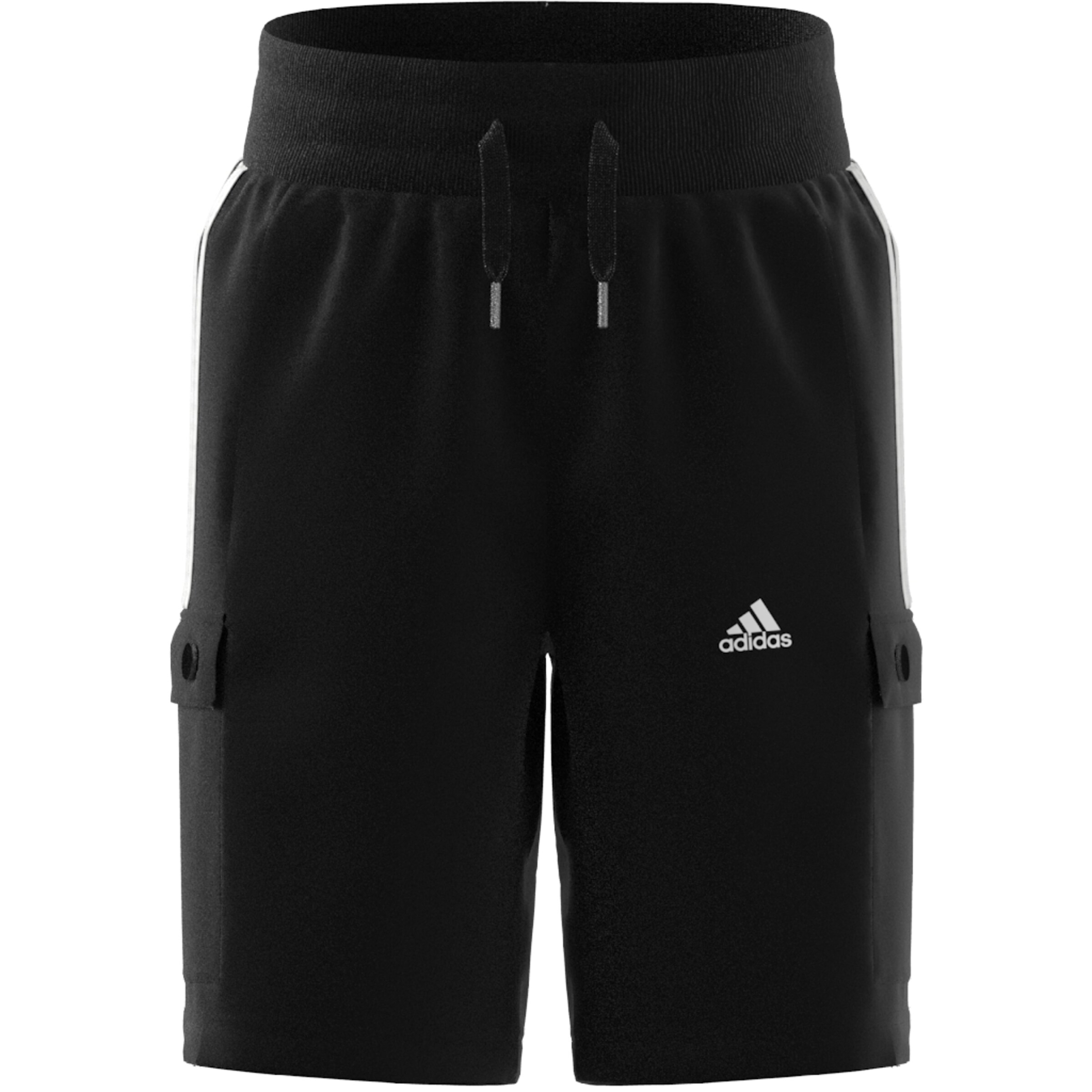 ADIDAS SPORTSWEAR Loose fit Workout Pants in Black: front