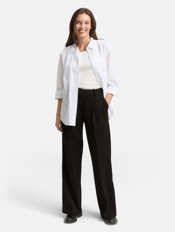 TOM TAILOR Loose fit Trousers in Black