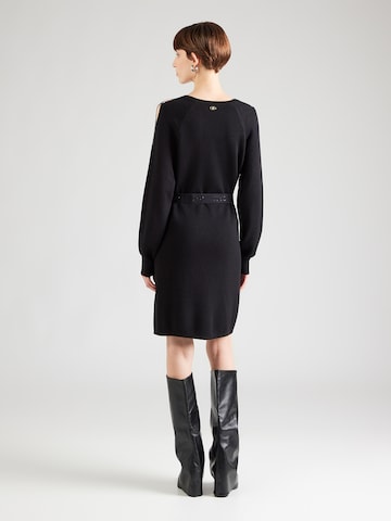 Liu Jo Úpletové šaty – černá