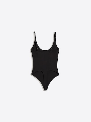 Bershka Shirtbody i sort
