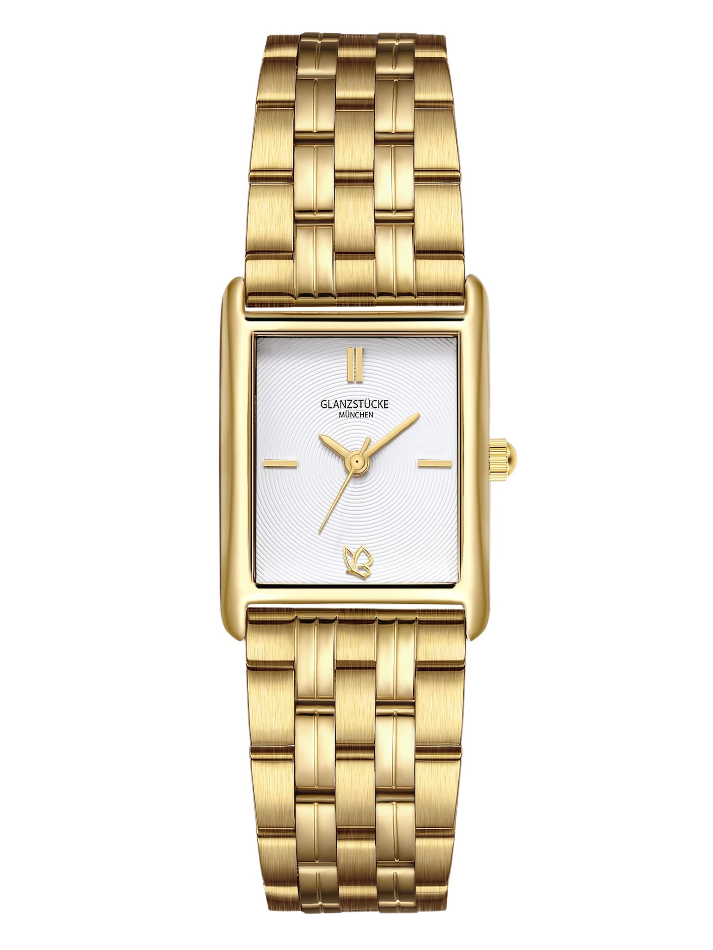 Glanzstücke München - Reloj analógico en oro: frente