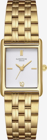 Glanzstücke München Analoguhr in Gold: Vorderseite