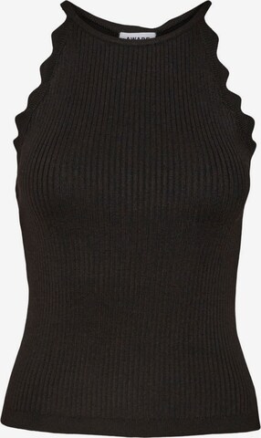 Aware Knitted Top 'Fernanda' in Black: front