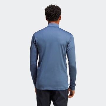 ADIDAS TERREX Athletic Fleece Jacket in Blue