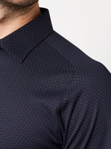 Coupe slim Chemise DESOTO en bleu