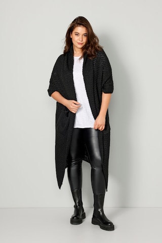 Angel of Style Oversized Cardigan in Black