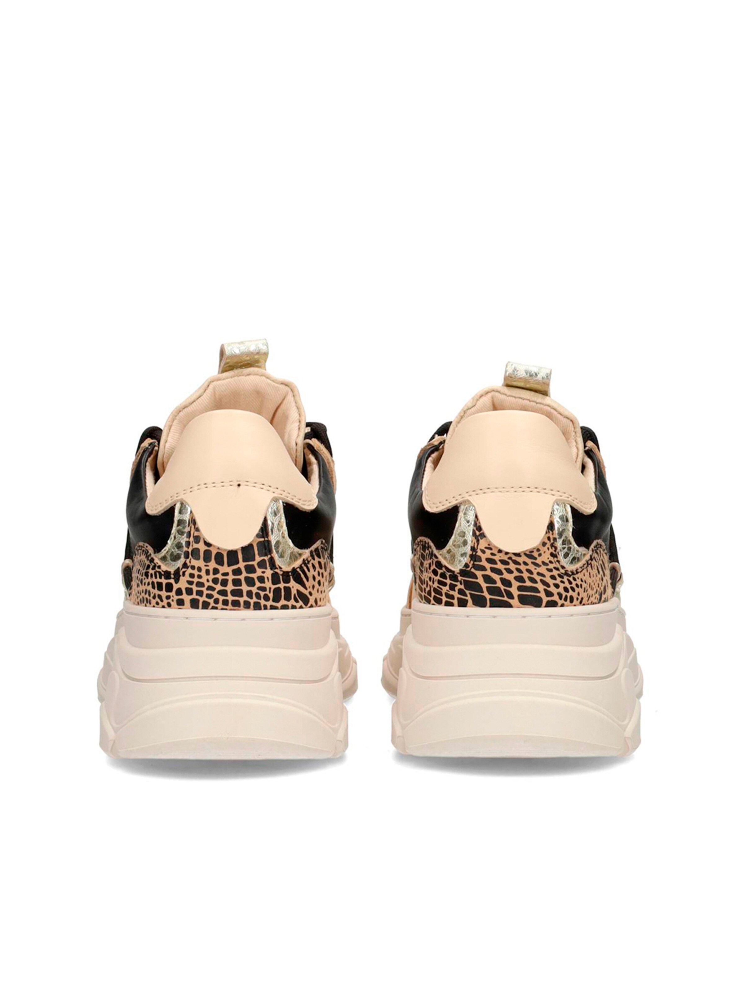 PS Poelman Sneakers laag in Beige