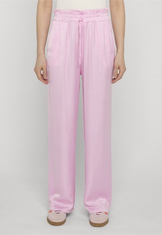 Estelou - Loosefit Pantalón 'Flowing' en rosa: frente