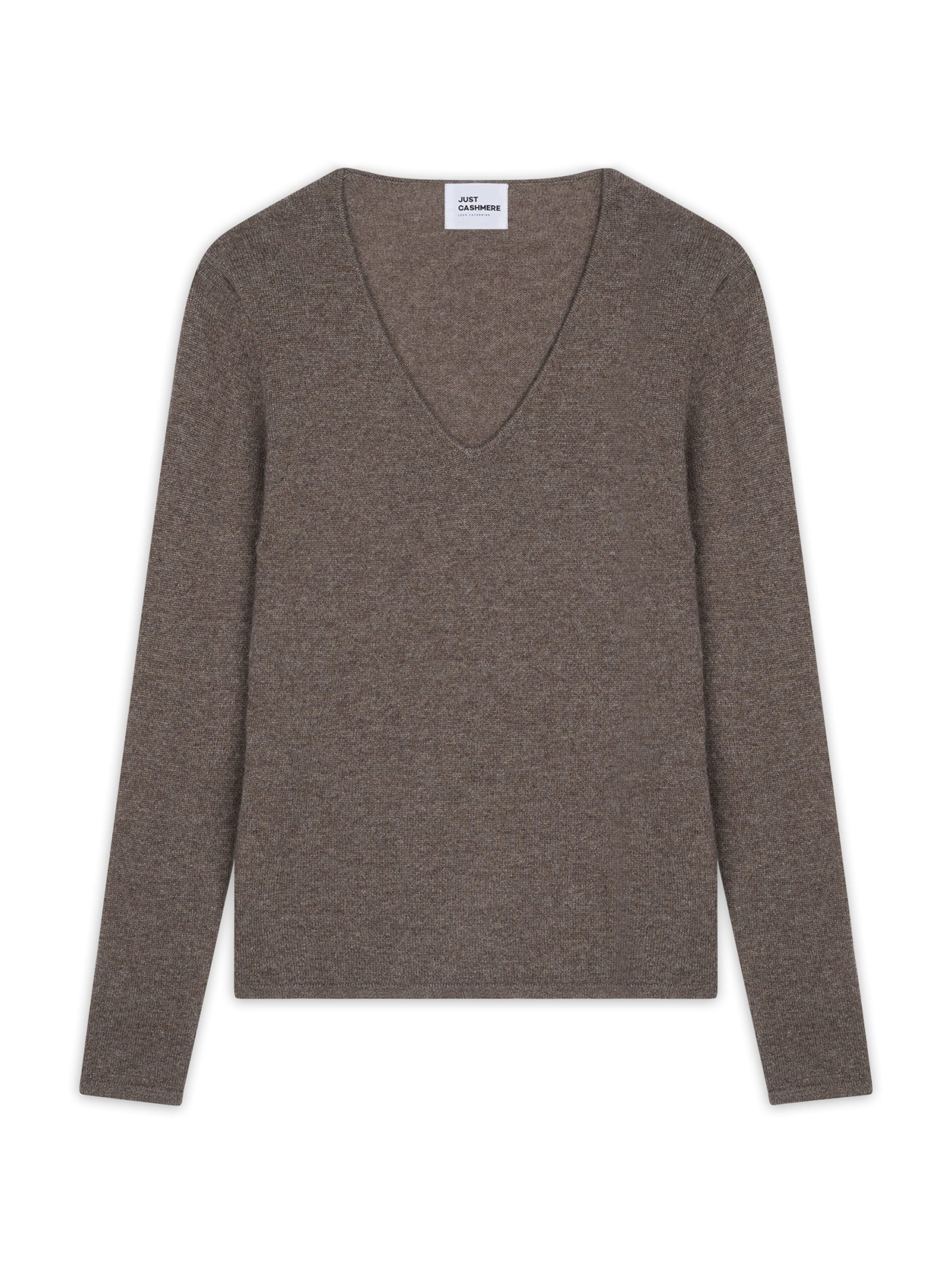 ruda JUST CASHMERE Megztinis 'Joan': priekis