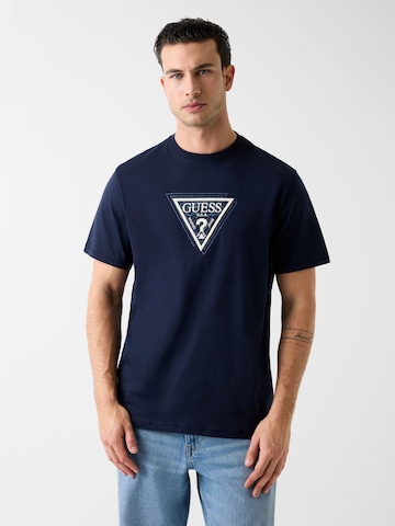 GUESS T-Shirt in Blau: Vorderseite