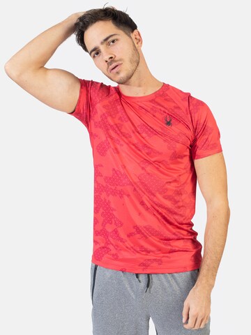 Spyder - Camiseta funcional en rojo: frente