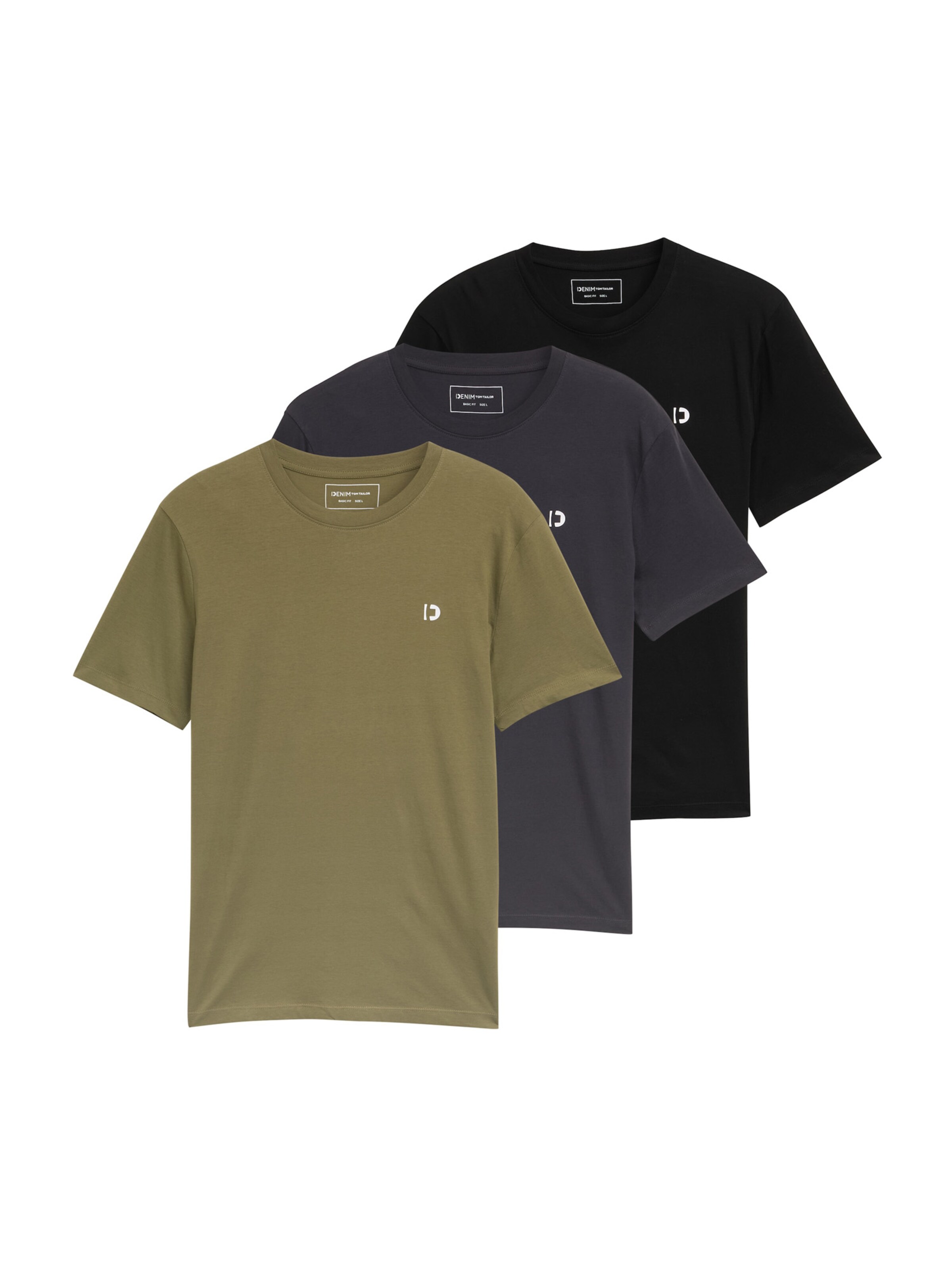 TOM TAILOR DENIM Koszulka w kolorze niebieski: przód