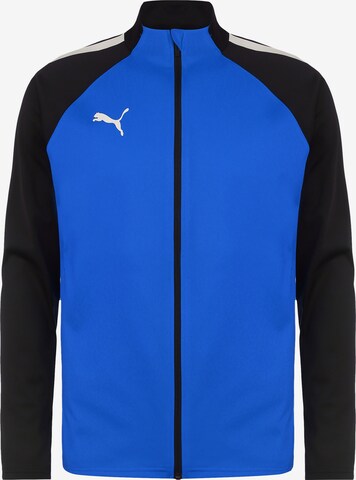 PUMA Athletic Jacket in Blue: front