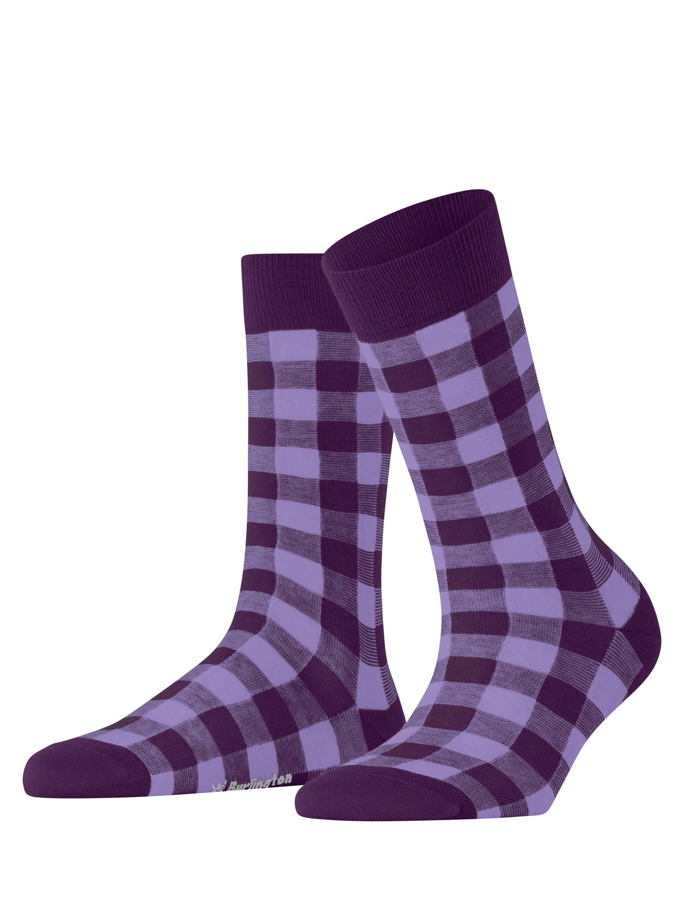 BURLINGTON Socken 'Vichy'‌‌‌‌‌‌‌ in Lila: Vorderseite