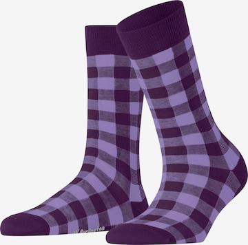 BURLINGTON Socken 'Vichy' in Lila: Vorderseite