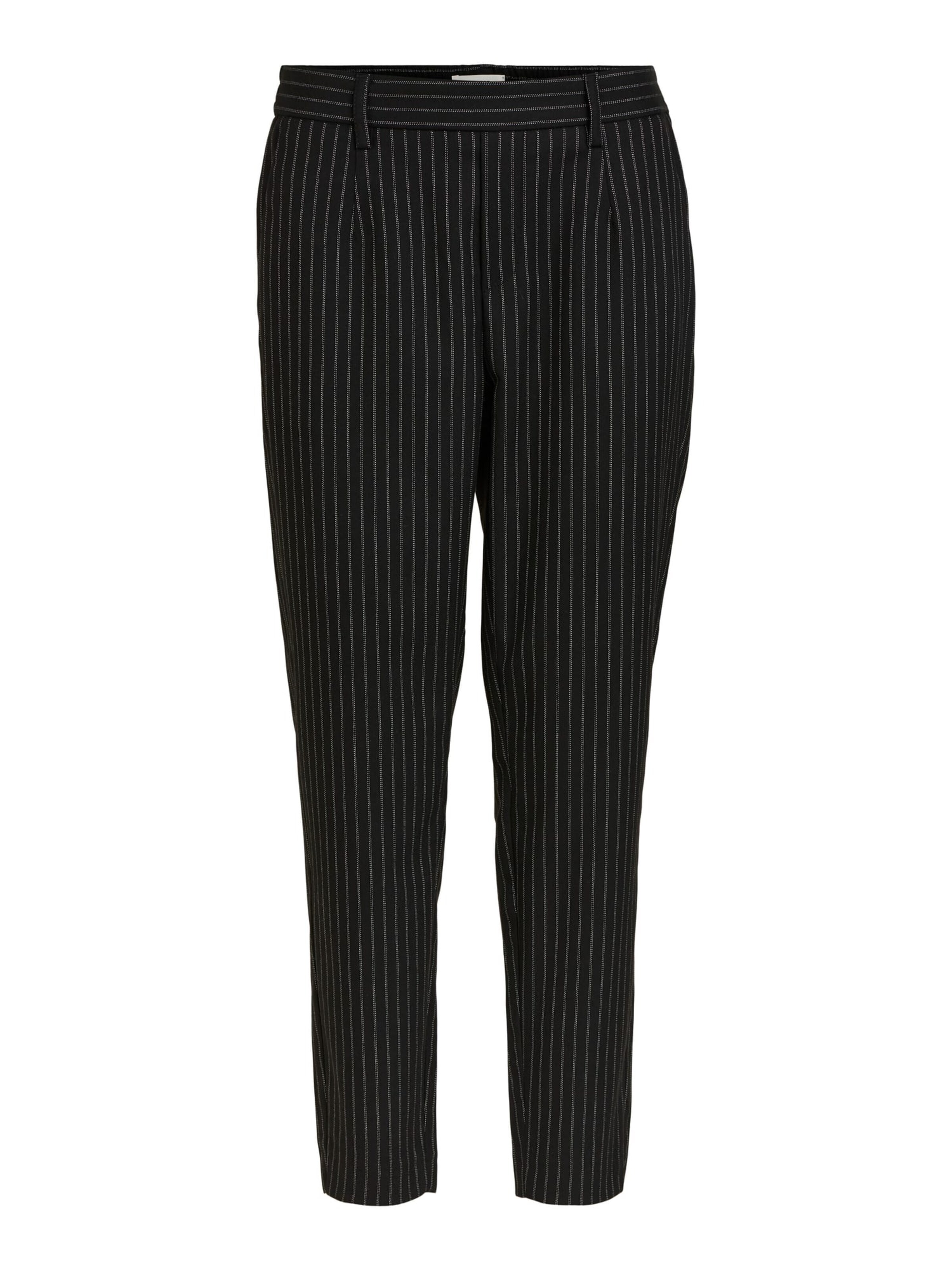OBJECT Baggy Broek 'Lisa' in Zwart: voorkant