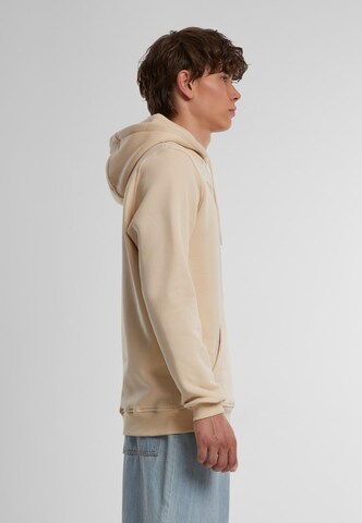 Sweat-shirt 'Sensitive Content' Mister Tee en beige