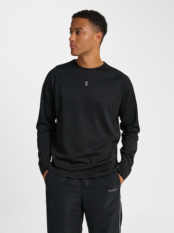 Hummel Funktionsskjorte 'PULSE PERFORMANCE MIDLAYER' i sort: forside