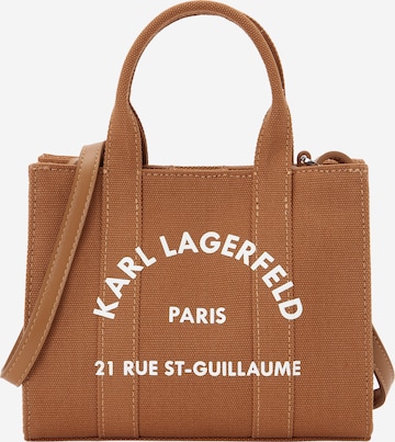 Karl Lagerfeld Käsilaukku värissä ruskea: etupuoli