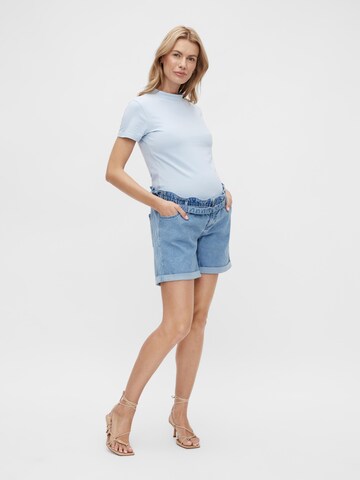 MAMALICIOUS Regular Shorts 'New Barka' in Blau