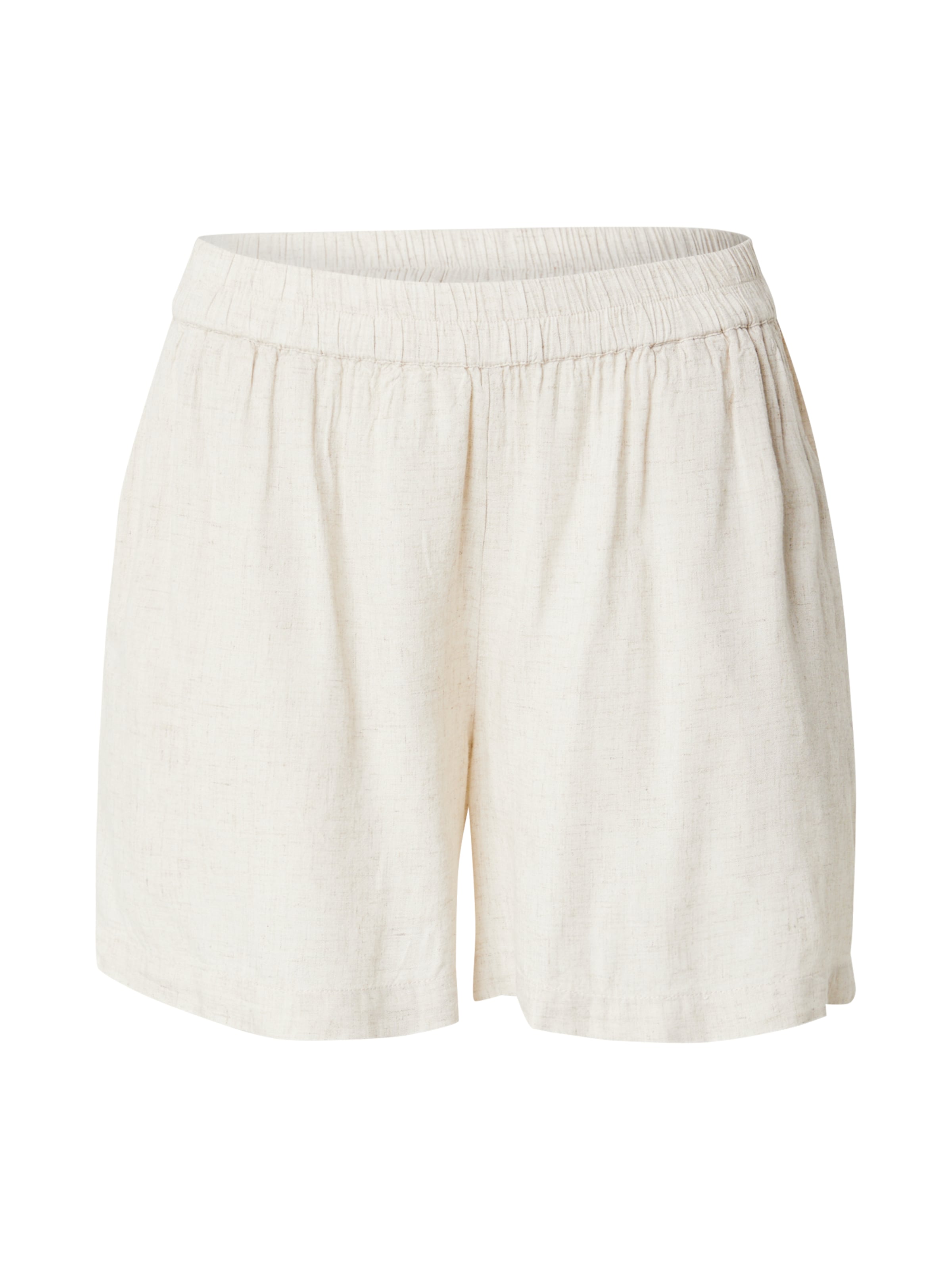 PIECES Voľný strih Nohavice 'PCPIA' - Béžová: predná strana