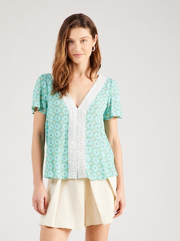 Springfield Blouse in Groen: voorkant