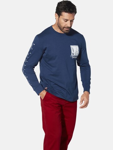 Jan Vanderstorm Shirt 'Winholm' in Blauw: voorkant