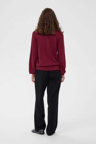 CULTURE Knit cardigan 'CUFay' in Red