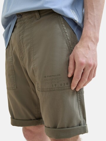 TOM TAILOR Regular Trousers in Green