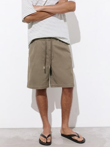 Wide leg Pantaloni di Pull&Bear in verde: frontale