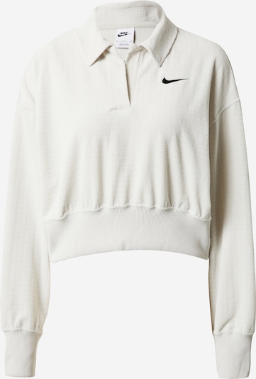 Nike Sportswear Sweatshirt in beige / schwarz, Produktansicht