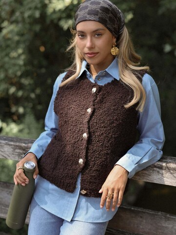 SASSYCLASSY Weste in Braun