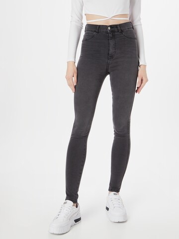 Dr. Denim Skinny Jeggings 'Solitaire' in Grijs: voorkant