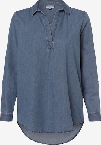 Marie Lund Blouse ' ' in Blauw: voorkant