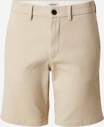 JACK & JONES Chino trousers 'JPSTMARCO' in Grey: front