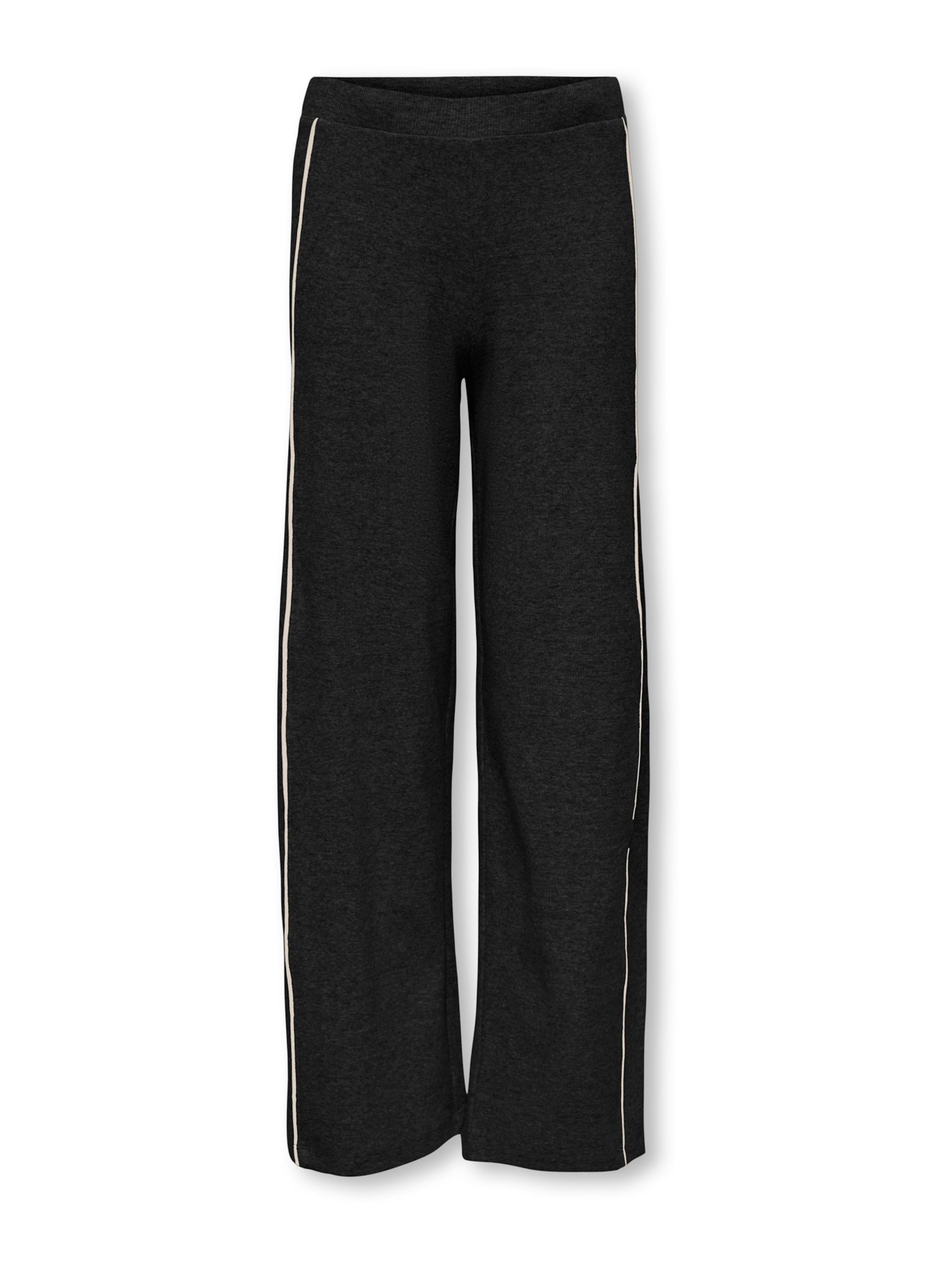 ONLY GIRLS Wide leg Broek 'KOGLISA' in Zwart: voorkant