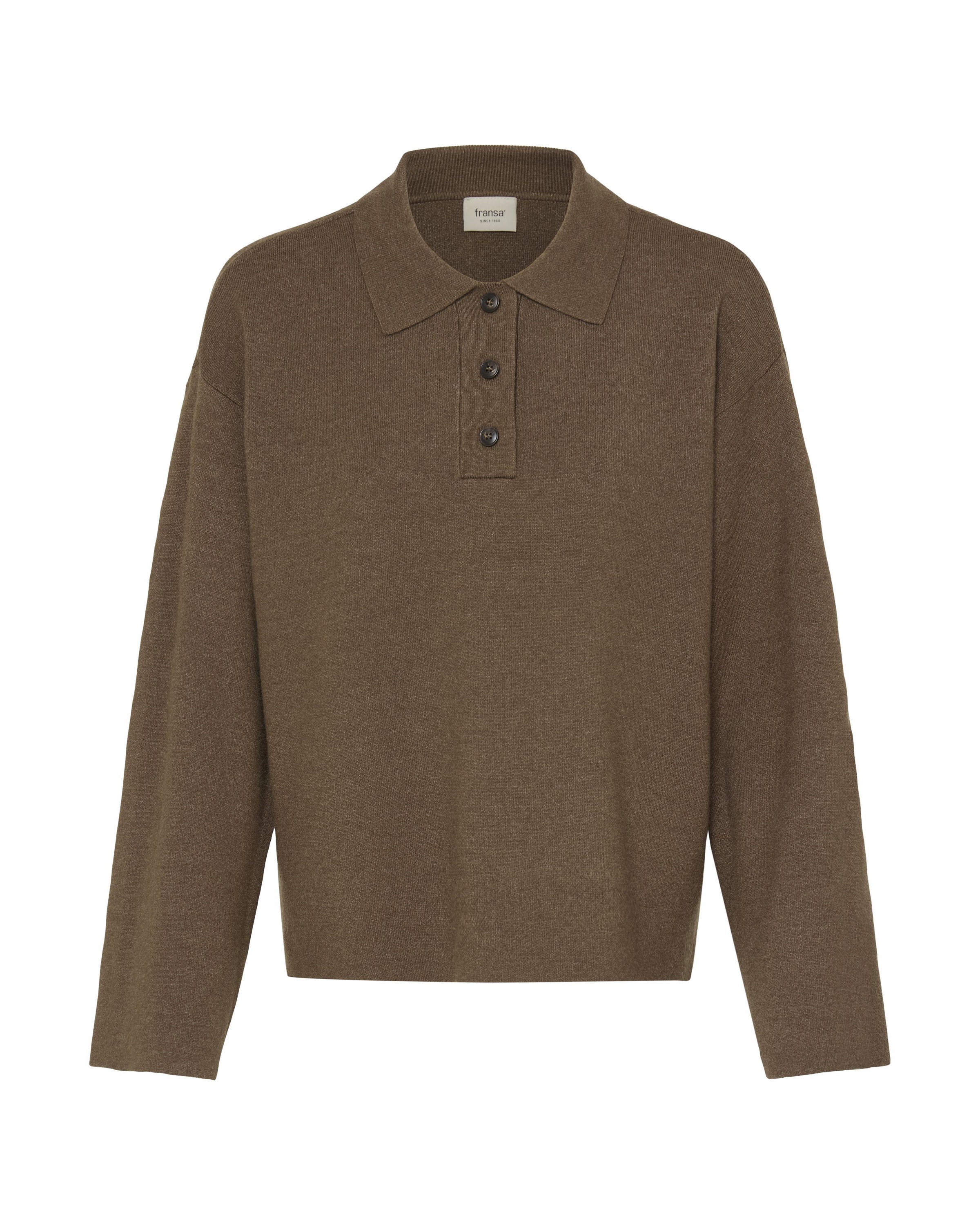 Fransa - Pullover 'FRVioleta' em castanho: frente